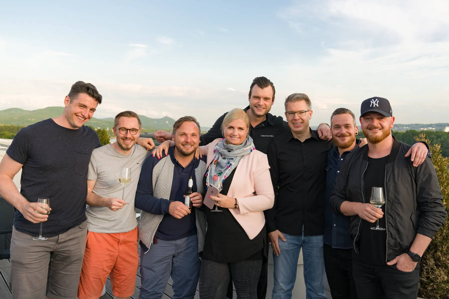frank thelen with dhdl founders and star chef christian sturm willms yunico bonn