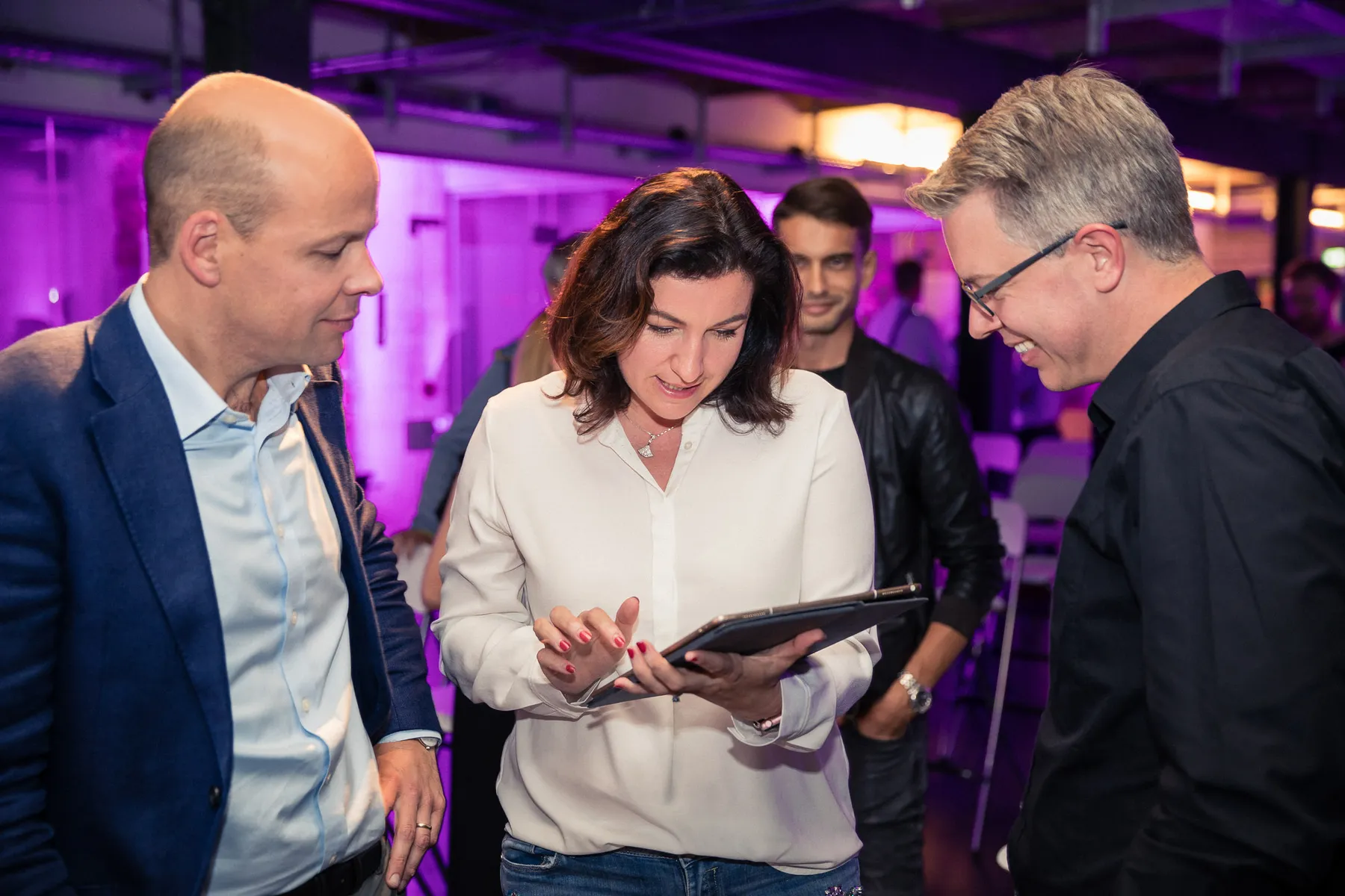 horst von buttlar dorothee baer and frank thelen book presentation startup dna 2018 eyecatchme