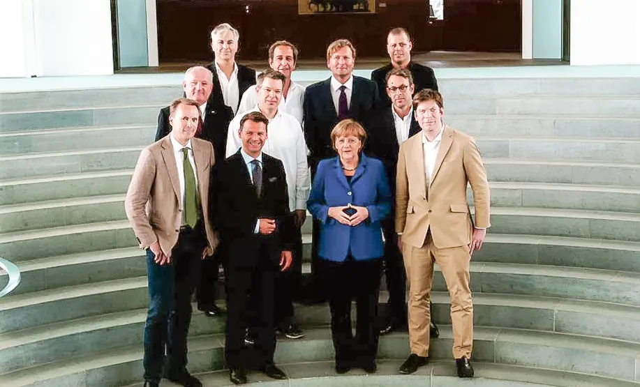dr angela merkel klaus hommels marco boerries and many more