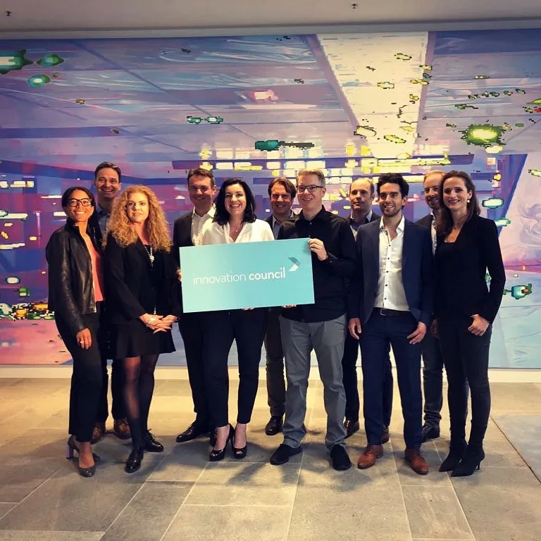 frank thelen and dorothee baer with innovation council