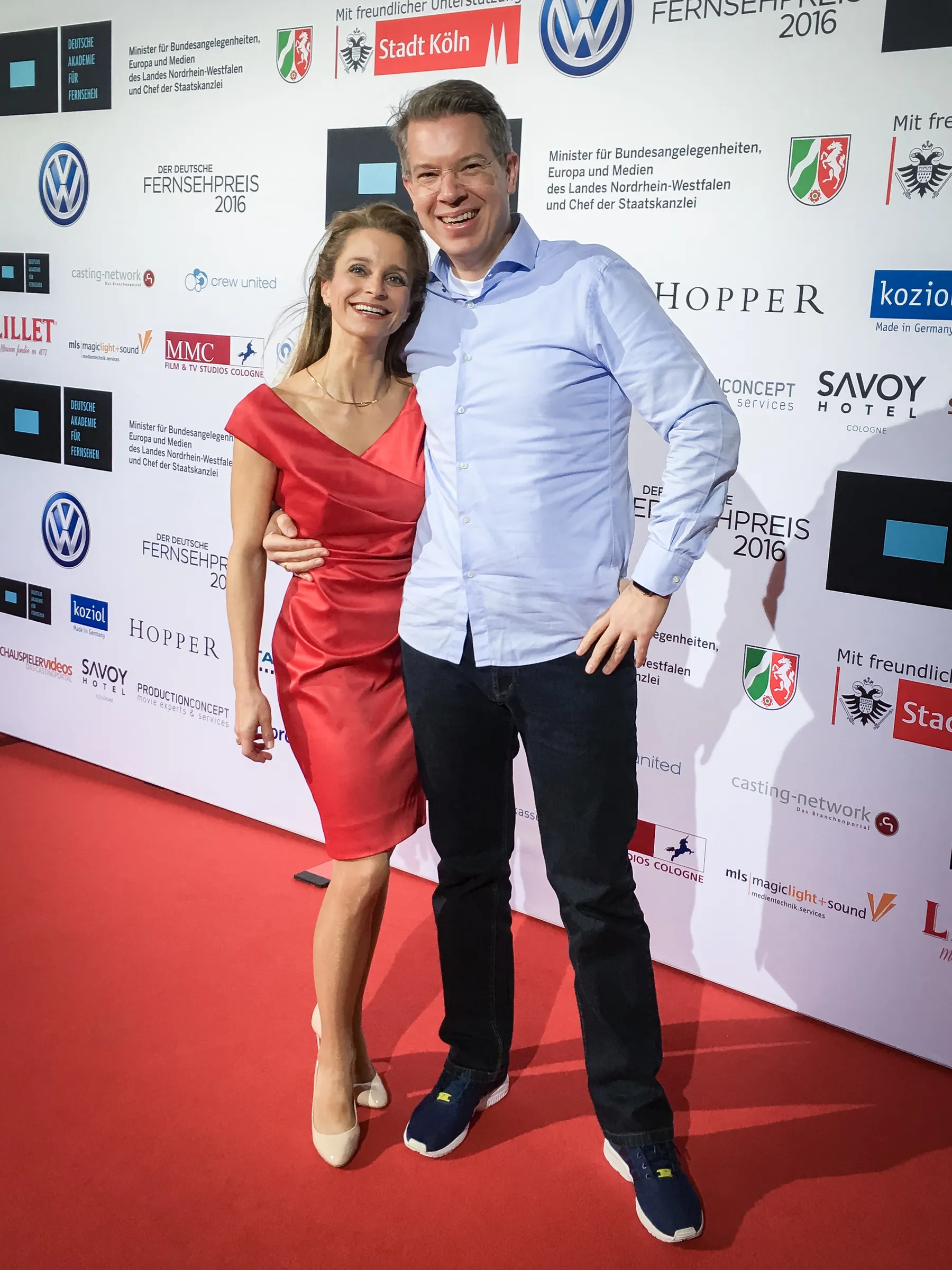 frank thelen and dr nathalie thelen sattler deutscher fernsehpreis 2016